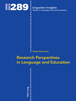 cover image of Research Perspectives in Language and Education